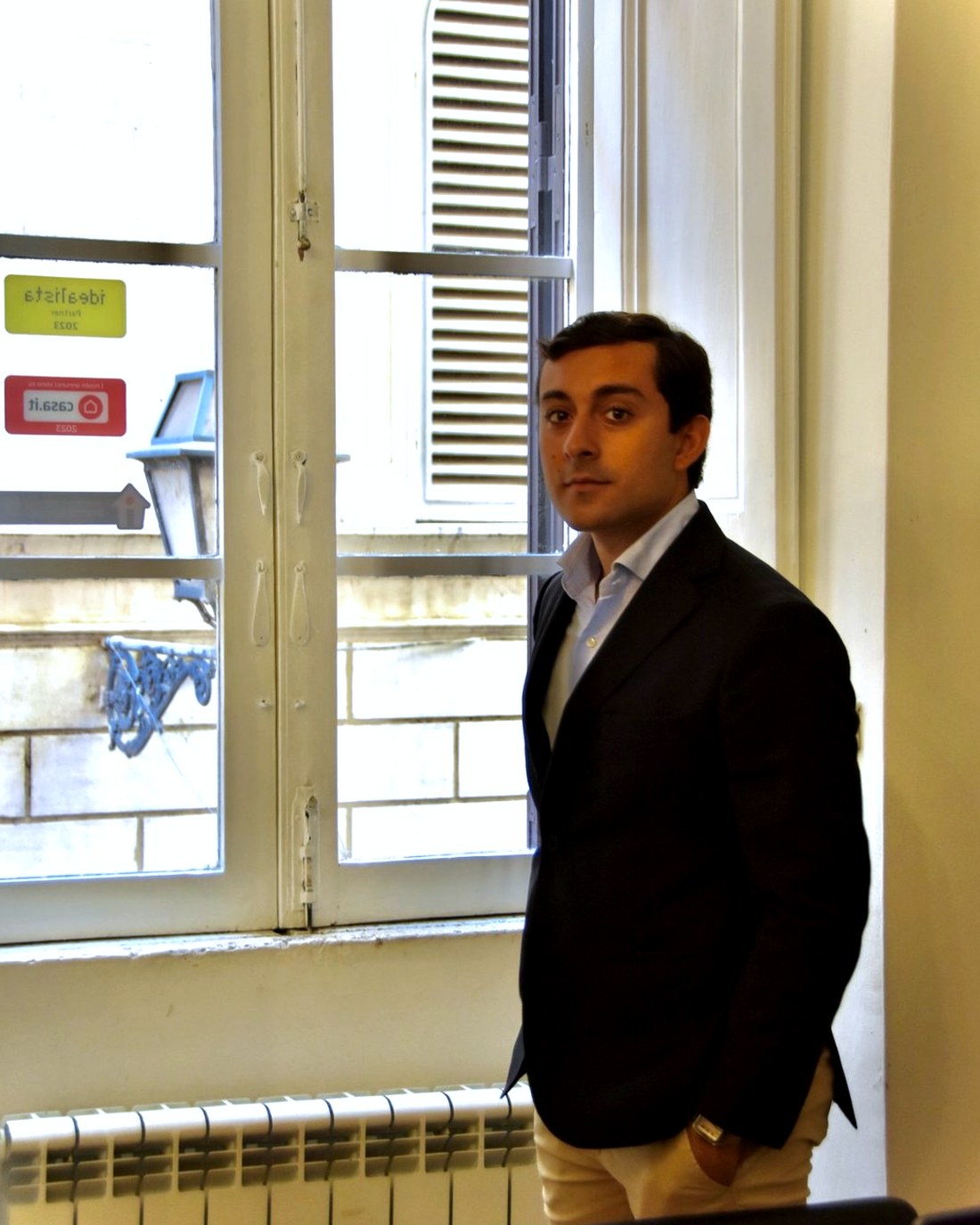 Valentino, founder of BOOM, in Rome